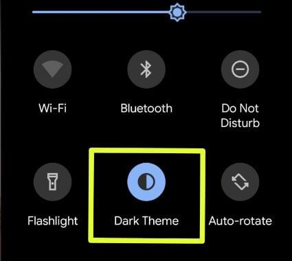 Cómo desactivar el modo oscuro de Android 10