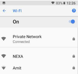 Cómo verificar la velocidad de WiFi en Android 8.1 Oreo