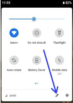 Cómo editar mosaicos de configuración rápida en Android 9