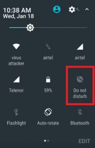 Cómo usar el modo No molestar en Android Nougat 7.1.2