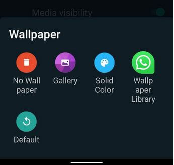 Cómo cambiar el fondo de pantalla de WhatsApp Chat en un teléfono o tableta Android