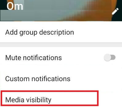 Configuración de notificaciones personalizadas de WhatsApp android