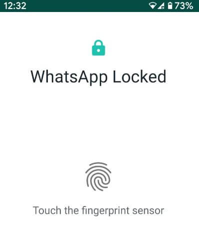 Desbloquear WhatsApp con huella digital en Android