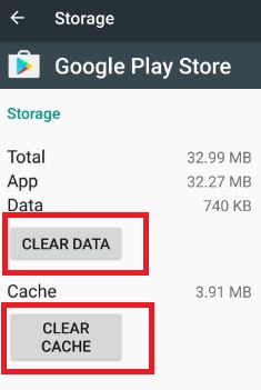 Borre el caché y los datos de Play Store para corregir el error 924