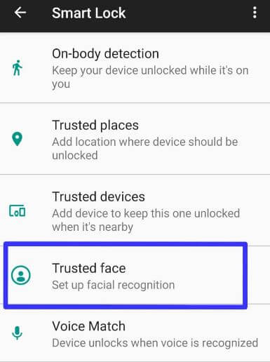 Cómo usar Trusted Face (Desbloqueo facial) en Pixel 2 y Pixel 2 XL