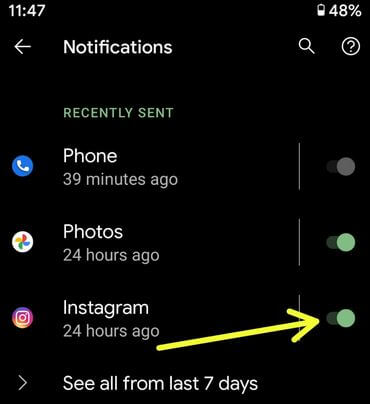 Cómo bloquear notificaciones de aplicaciones en Pixel XL y Pixel