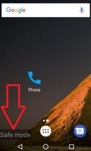 activar el modo seguro del teléfono Google Pixel