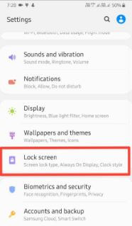 Agrega widgets a la pantalla de bloqueo de tu Samsung Galaxy A50