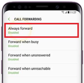 Cómo activar el desvío de llamadas en Samsung Galaxy S9 y S9 Plus